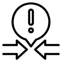 argument line icon vector