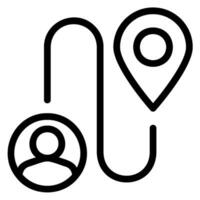 placement line icon vector