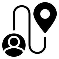 placement glyph icon vector