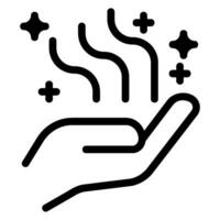 magic line icon vector