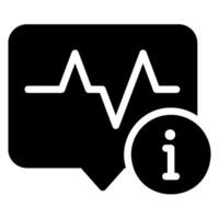 voice recognition glyph icon vector