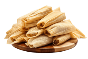 AI generated Tamales on a Transparent Background. AI png