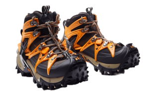 AI generated Mountain Crampons with a Transparent Background. AI png