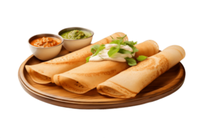 AI generated Dosa with Transparent Background. AI png