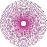 Floral Circle Abstract vector