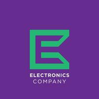 electrónico empresa logo vector