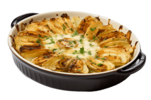 AI generated Chicory au Gratin with Transparent Background. AI png