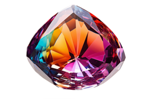 AI generated Crystal Paperweight on a Transparent Background. AI png