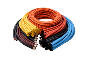 ai generato calore ridursi tubing kit con trasparente sfondo. ai png