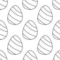 Pascua de Resurrección huevo modelo caza primavera modelo textil vector