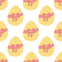 easter egg pattern hunting spring pattern textile vector