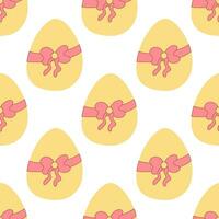 easter egg pattern hunting spring pattern textile vector