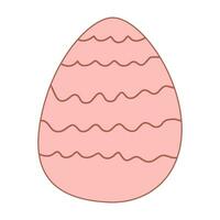 Pascua de Resurrección huevo modelo caza primavera icono elemento vector