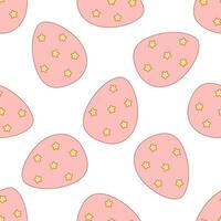 easter egg pattern hunting spring pattern textile vector