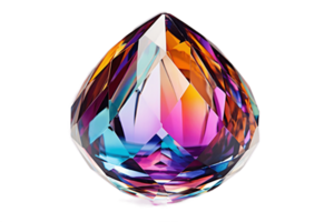 AI generated Crystal Paperweight on a Transparent Background. AI png