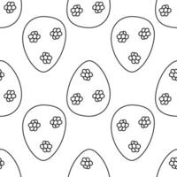 easter egg pattern hunting spring pattern textile vector