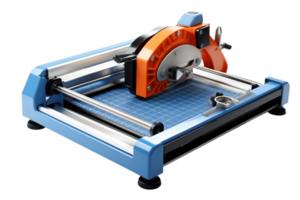 AI generated Corded Tile Cutter on a Transparent Background. AI png