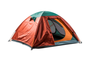 ai genererad camping tält med transparent bakgrund. ai png