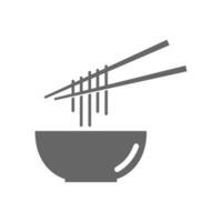 Noodles icon logo vector