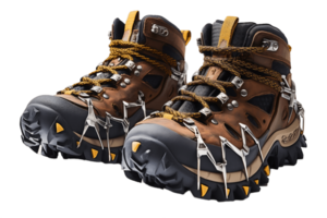 AI generated Mountain Crampons with a Transparent Background. AI png