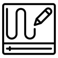 telesketch line icon vector