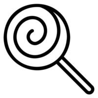 lollipop line icon vector