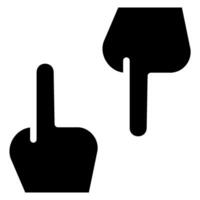 discrepancy glyph icon vector