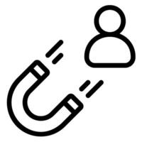 new hire line icon vector