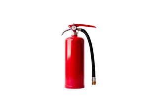 ai generiert Feuer Feuerlöscher mit ein transparent Hintergrund. ai png