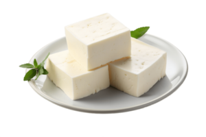 ai genererad tofu med en transparent bakgrund. ai png