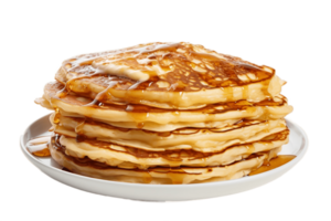 AI generated Pancake with Transparent Background. AI png