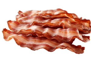 ai generato Bacon con trasparente sfondo. ai png