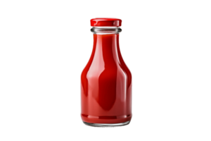 ai gerado ketchup garrafa com transparente fundo. ai png