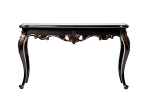 AI generated Console Table with Transparent Background. AI png