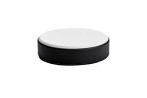 AI generated Hockey Puck with Transparent Background. AI png