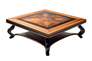 AI generated Coffee Table with Transparent Background . AI png