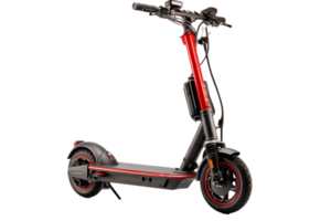 ai gegenereerd e-scooter Aan een transparant achtergrond. ai png