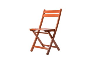 ai generado plegable silla con transparente antecedentes. ai png