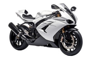 AI generated Motorcycle on Transparent Background. AI png