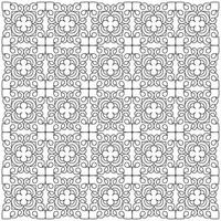 Line pattern design. Black and white vector illustrations. Coloring page