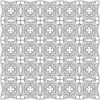 Line pattern design. Black and white vector illustrations. Coloring page