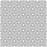 Line pattern design. Black and white vector illustrations. Coloring page