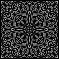 Line pattern design. Black and white vector illustrations. Coloring page