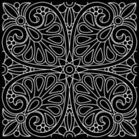 Line pattern design. Black and white vector illustrations. Coloring page