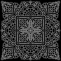 Line pattern design. Black and white vector illustrations. Coloring page