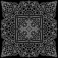 Line pattern design. Black and white vector illustrations. Coloring page