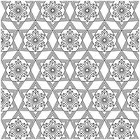 Line pattern design. Black and white vector illustrations. Coloring page