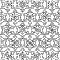 Line pattern design. Black and white vector illustrations. Coloring page