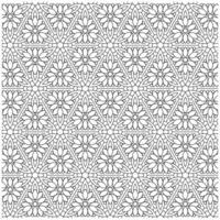 Line pattern design. Black and white vector illustrations. Coloring page
