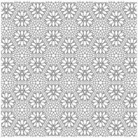 Line pattern design. Black and white vector illustrations. Coloring page